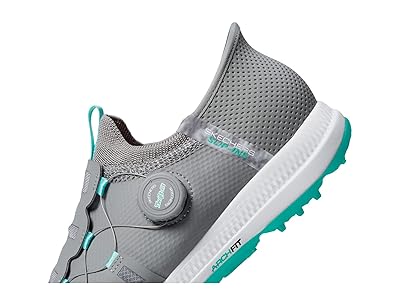 SKECHERS GOLF シューズ 7.5 グレー/ライム Skechers Slip-ins Waterproof: GO GOLF Elite 5 - Slip 'In